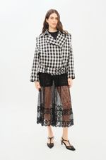 Jaqueta Jacquard Champion Ines Nk - PRETO E BRANCO 1