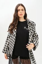 Jaqueta Jacquard Champion Ines Nk - PRETO E BRANCO 2