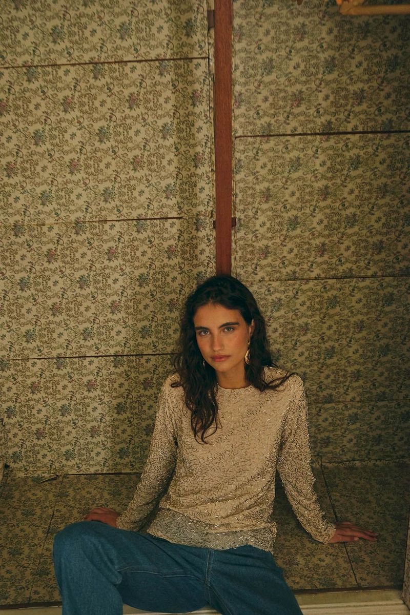 Blusa Margot All Most Vintage   Ariella   Liege - BEGE 1