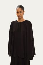 Blusa Manga Curta Capa Andre Lima - PRETO 0