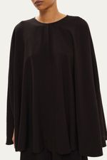 Blusa Manga Curta Capa Andre Lima - PRETO 2