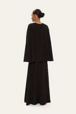 Blusa Manga Curta Capa Andre Lima - PRETO 3