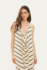 Vestido Longo Tric  Listrado Coven - LISTRAS 1