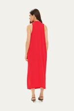Vestido Longo Regata Tric  Degag  Coven - VERMELHO 2