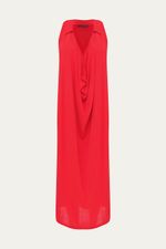 Vestido Longo Regata Tric  Degag  Coven - VERMELHO 3