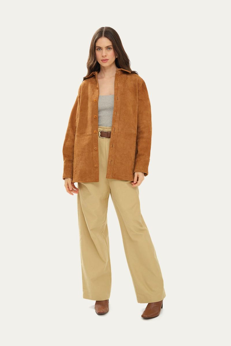 Camisa Manga Longa Carmo Cruise - CARAMELO 1