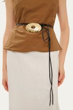 Cinto N73 Olho De Tigre Cach  - PRETO 1