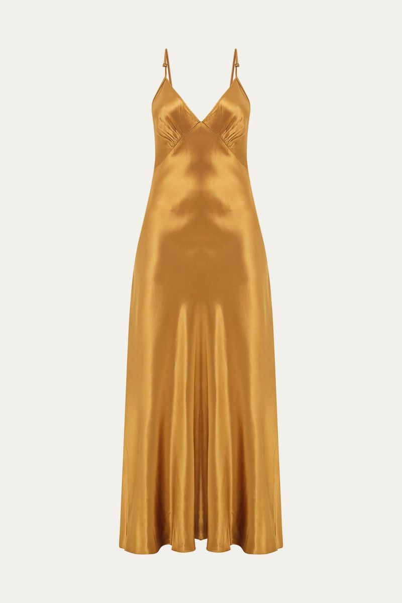 Vestido Clara All Most Vintage   Ariella   Liege - DOURADO 2