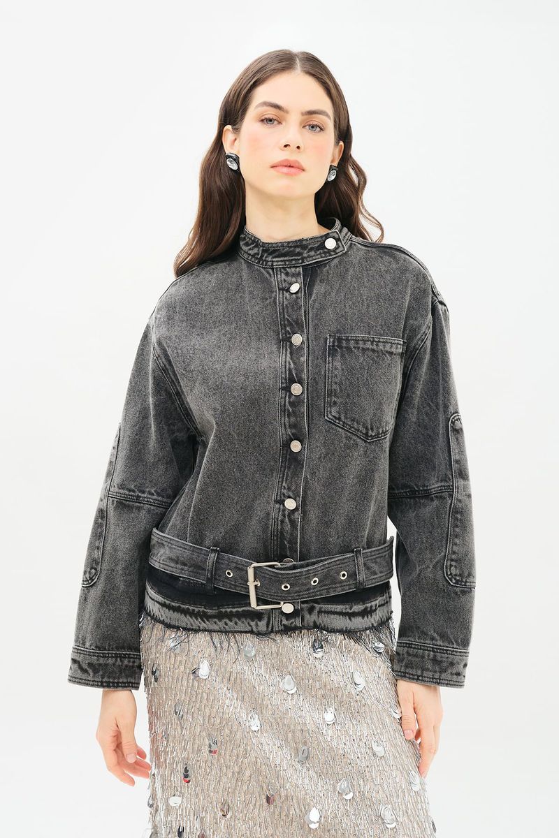 Jaqueta Jeans Fay NK - PRETO 0