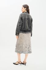 Jaqueta Jeans Fay NK - PRETO 4