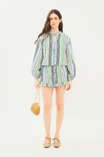 Blusa Manga Longa Vintage NK - MULTICOLORIDO 1