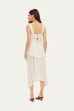 Vestido Midi Carmen Cach  - BRANCO 3