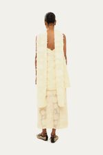 Blusa Manga Curta Echarpe Fiore Marina Bit  - OFF WHITE 3