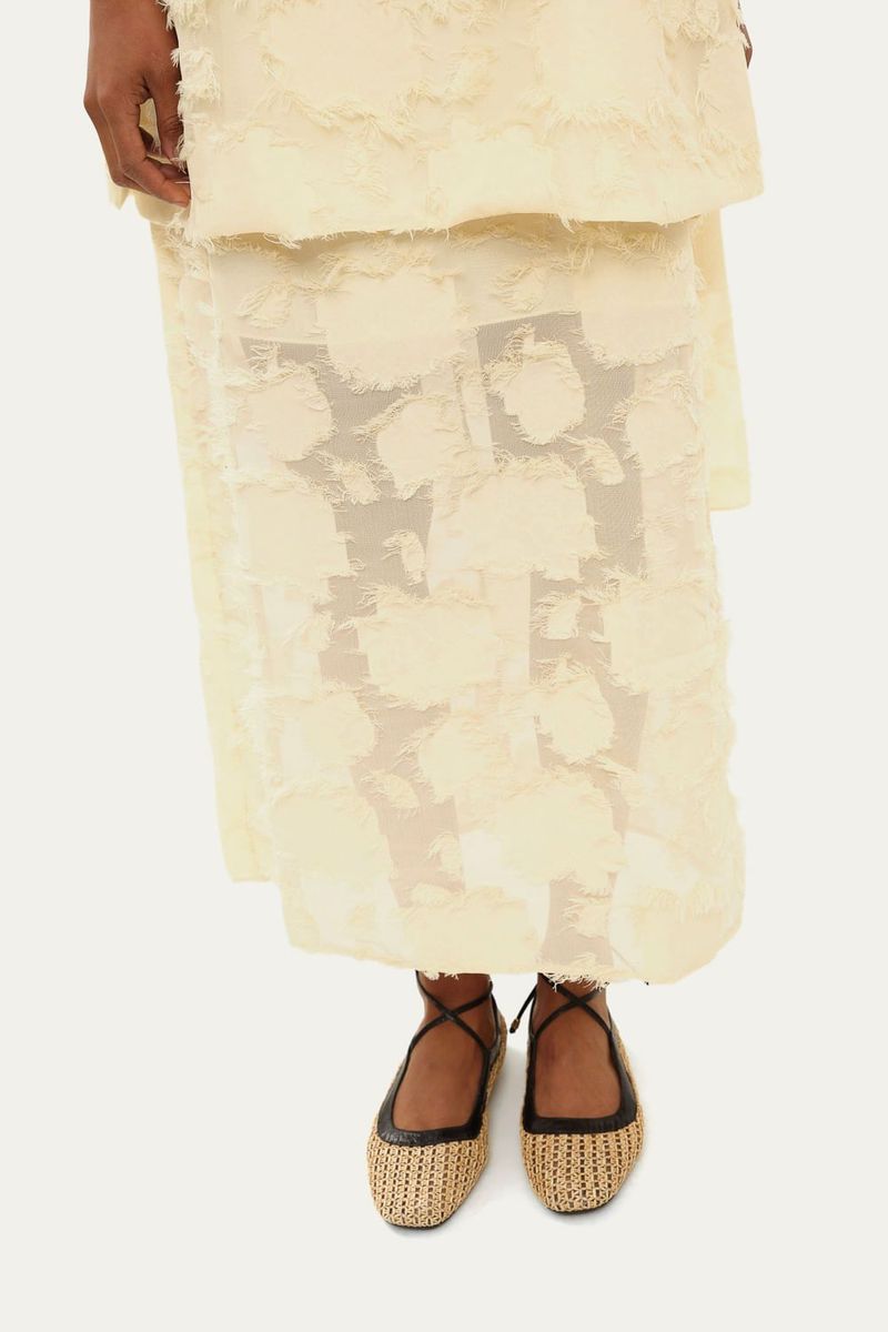 Saia Midi Fiore Marina Bit  - OFF WHITE 1
