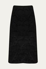 Saia Midi Fiore Marina Bit  - PRETO 3