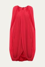 Vestido Midi Pleats Marina Bit  - VERMELHO 3