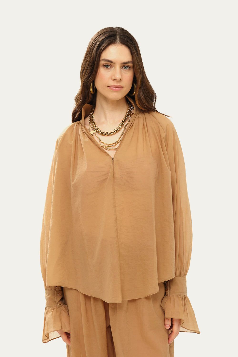 Blusa Gaelli Framed - BEGE 0