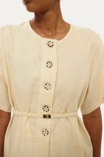 Blusa Manga Curta P tala Missinclof - BEGE 2