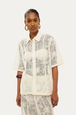 Camisa Mc Les Glan Clemence - OFF WHITE 0