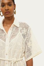 Vestido Mini Les Glan Clemence - OFF WHITE 2