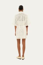 Vestido Mini Les Glan Clemence - OFF WHITE 3