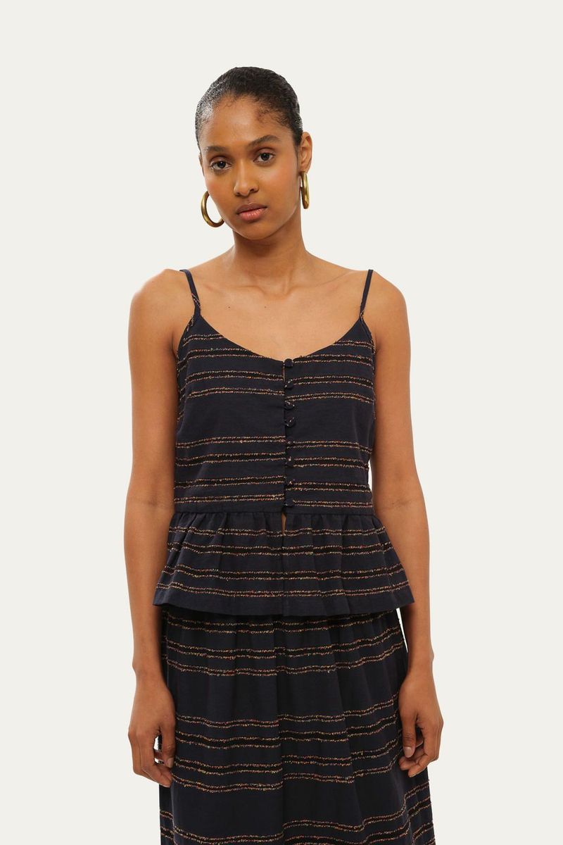 Blusa Sm Sulco Clemence - MARINHO 0