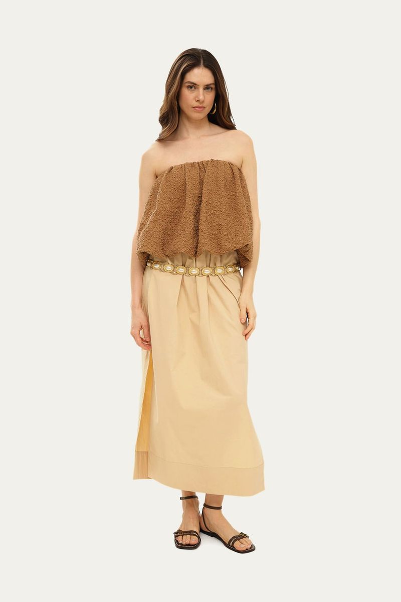 Top Sorella Framed - BEGE 1