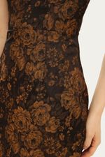 Vestido Midi Hayden Framed - PRETO 3