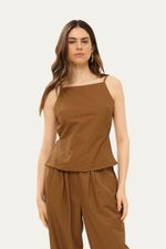 Top Papier Framed - MARROM 1