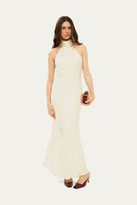 Vestido Frente  nica Foglie Framed - OFF WHITE 1