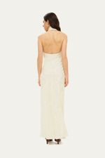 Vestido Frente  nica Foglie Framed - OFF WHITE 3