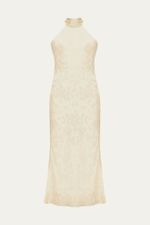 Vestido Frente  nica Foglie Framed - OFF WHITE 0