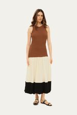 Vestido Midi Nadador Sorella Framed - MULTICOLORIDO 0