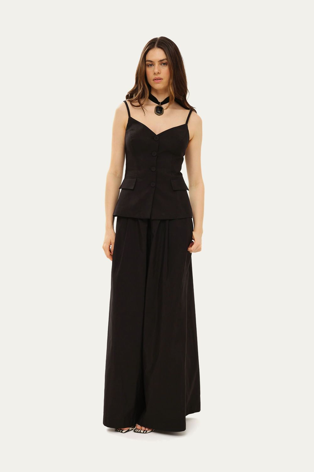 Top Francesca Framed - PRETO 2