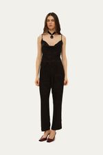 Macac o De Alcinha Foglie Framed - PRETO 1