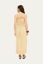 Top Fabrille Framed - BEGE 3