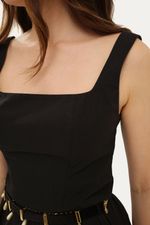 Top Fabrille Framed - PRETO 2