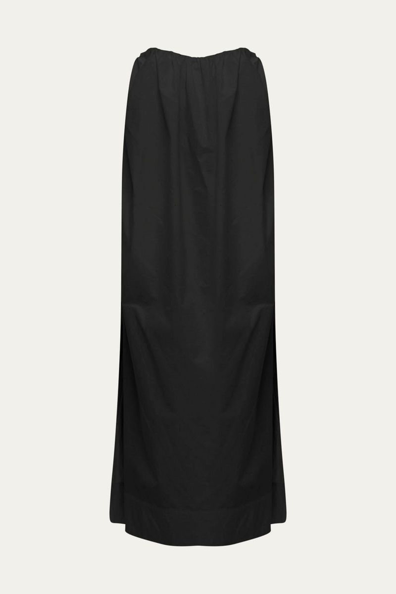 Vestido Longo Sem Al as Fabrille Framed - PRETO 3