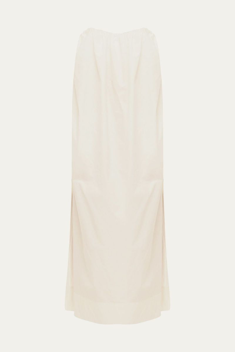 Vestido Longo Sem Al as Fabrille Framed - OFF WHITE 4