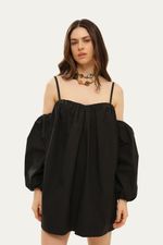 Vestido Mini Fabrille Framed - PRETO 0