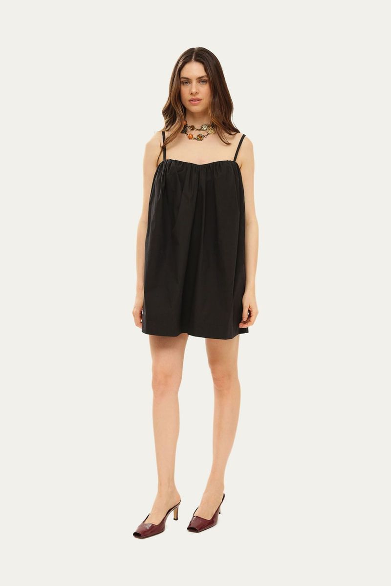 Vestido Mini Fabrille Framed - PRETO 1