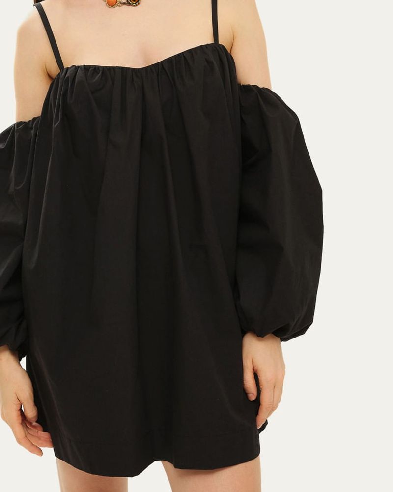 Vestido Mini Fabrille Framed - PRETO 2