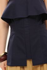 Blusa Tomara que CaiaTqc Gabardine Lilly Sarti - MARINHO 3