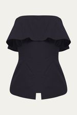 Blusa Tomara que CaiaTqc Gabardine Lilly Sarti - MARINHO 0