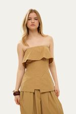 Blusa Tqc Safari Lilly Sarti - BEGE 1