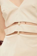 Top Al a Linho Cairo Lilly Sarti - OFF WHITE 3