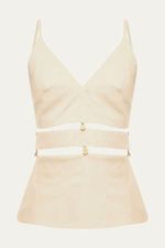 Top Al a Linho Cairo Lilly Sarti - OFF WHITE 0
