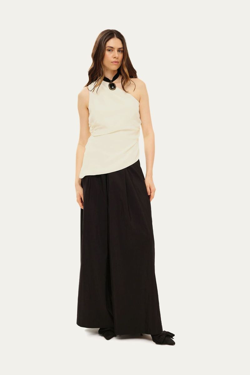 Blusa Manga Curta Tilo Francesca - OFF WHITE 1