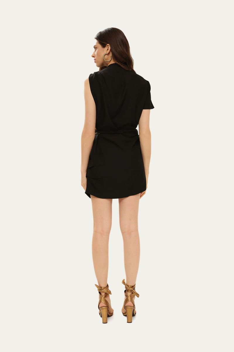 Vestido Mini Juno Francesca - PRETO 4