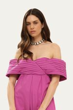 Vestido Longo Ombro Ombro Adriana Degreas - ROXO 2